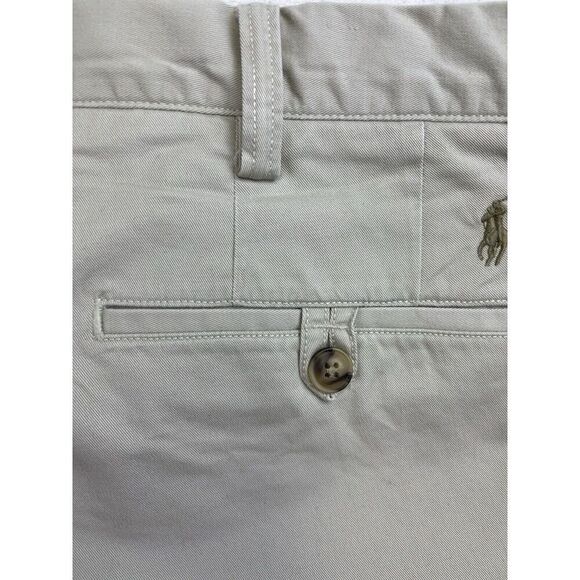 Polo Ralph Lauren Pants Mens 38x30 Chino Stretch Straight Fit Classic Grey - Picture 8 of 11